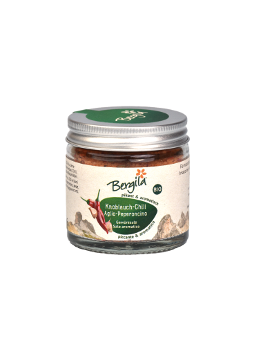 Sale aromatico aglio - peperoncino 60 g bio